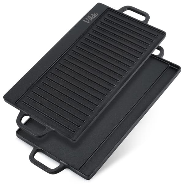 Dobbeltsidig grillplate i støpejern CAST LINE 50,5x23,5 cm 191 191