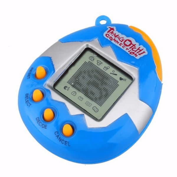 Tamagotchi - Retro Elektronisk Kæledyr - Blå 3-pak 3-Pack