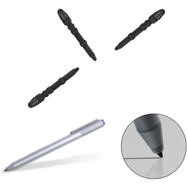 for Surface Pro 3 Penntupp 3 stk. erstatningstupper påfyll for Surface Pro 3 Contact Stylus Pen