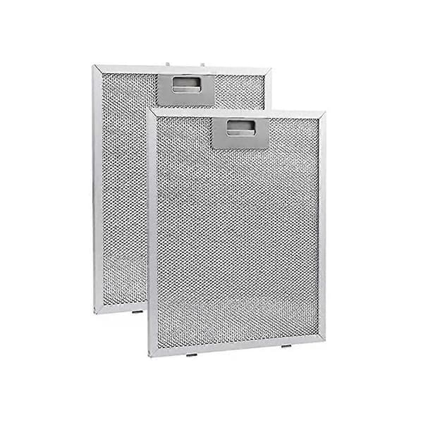 2 ST Emhættefilter Emhætte Fedtfilter Emhætte Ventilation Aluminium Aspirator