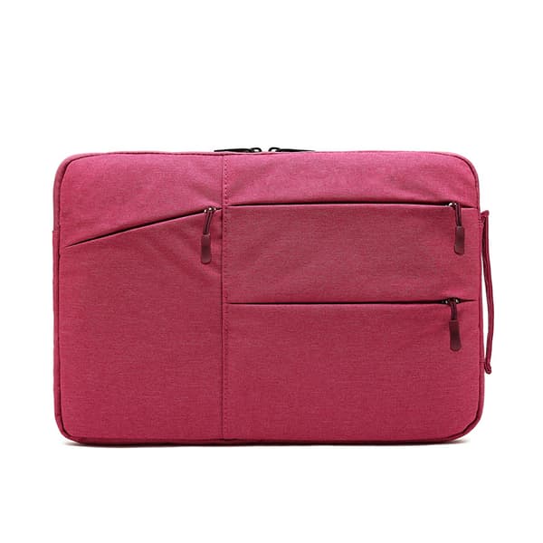 Dubbla lager tjockt plyschfoder portfölj, laptopväska