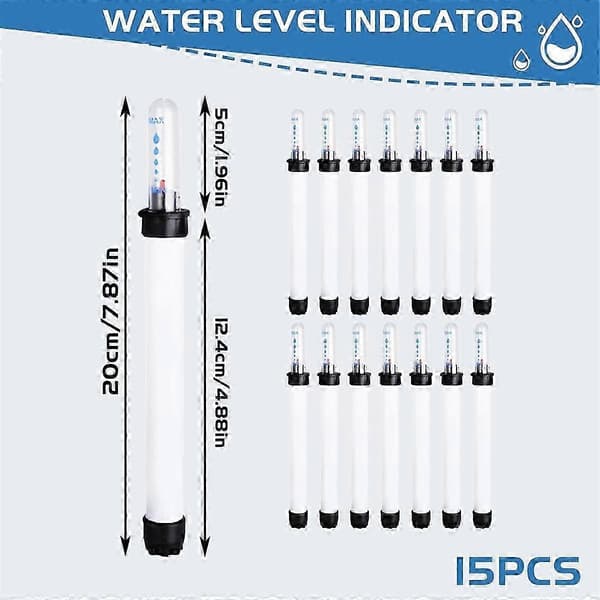 Moisture Meter Plants Watering Indicator, 15 Pcs Moisture Meter Plants, Water Level Indicator Plants, Soil Moisture Meter