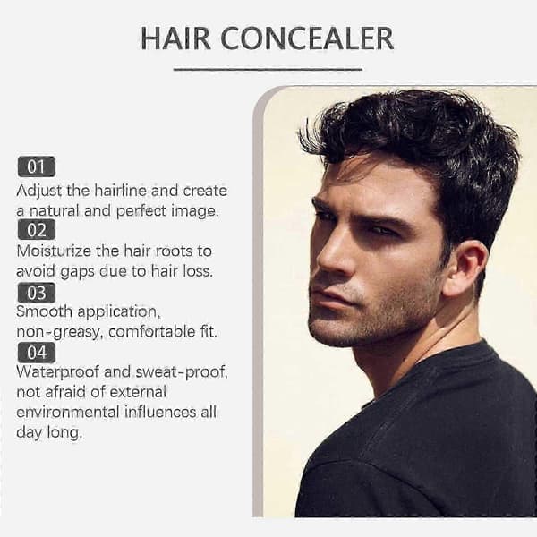 Hoegoa Hårlinje Concealer Hårfyldning Pande Skygge Fluffy Daglig Hår Concealer