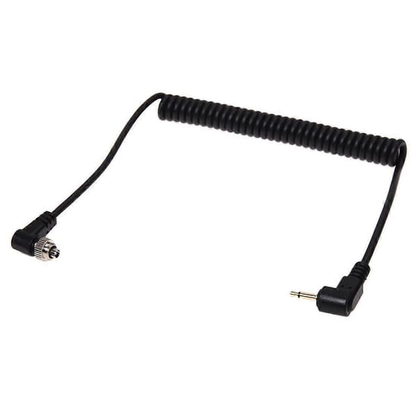 2.5mm to Male PC Flash Sync Cable Screw Lock for Trigger Studio Flash