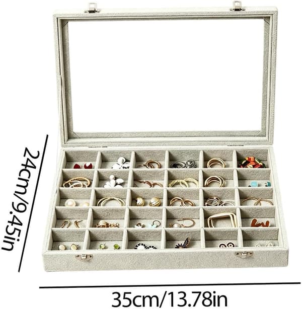 Ørestik-organizer 30-rum-ringopbevaring -