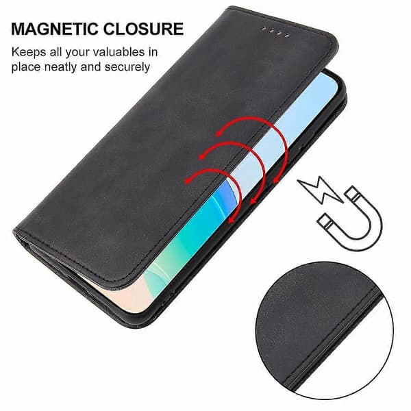 Magnetisk lærveske for Vivo Y76 5g