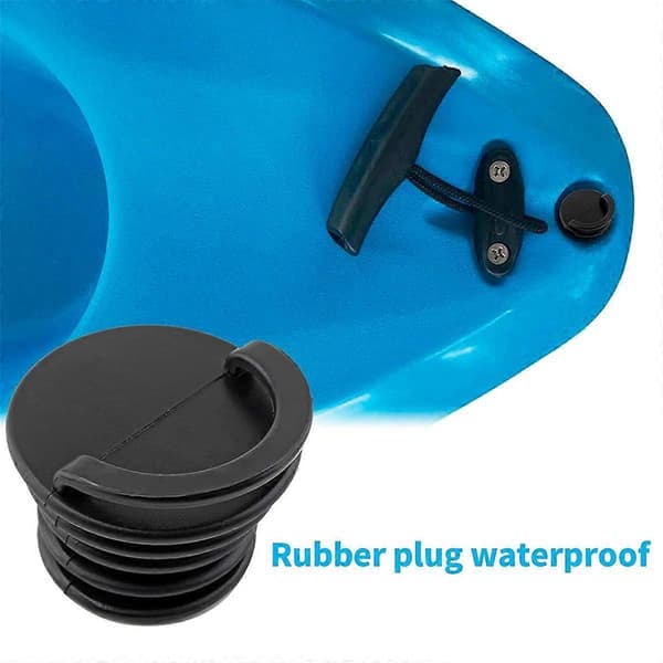 4 stk. dreneringsplugger, båtdreneringsplugger med trekkerring, dreneringsstopper, hullforseglingsplugg for båt