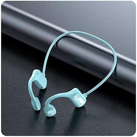 Benledningshodetelefoner, Vanntett HiFi-stereo (Blå)