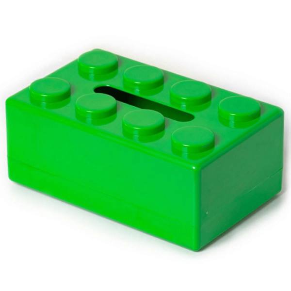Creative Building Block Paper Holder Waterproof ABS Wall Mounted Multicolor Style C Multicolor Style C