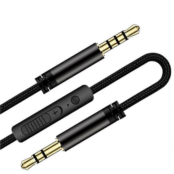 1,2 m Hovedtelefonkabel Audio Forlængerkabel Jack 3,5 mm til 3,5 mm Han til Han Aux Kabel Ledning
