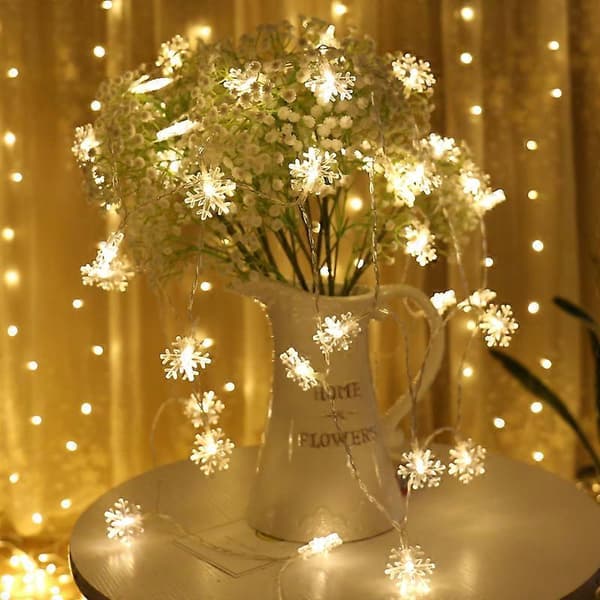 Jul Snefnug Lysguirlander 3m 40 LED Lysguirlander [DB]