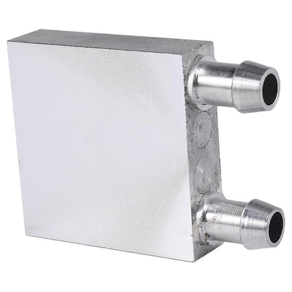 Primær aluminiumslegering vandkøleblok 40x40mm til flydende vandkøler kølepladesystem sølv U