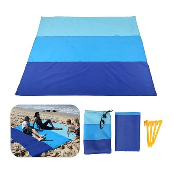 Picknickteppe strandteppe, ekstra stort 200*210cm vanntett sandfritt