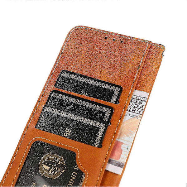 For Honor 200 Smart 5G / Play 60 Plus 5G Lommebokdeksel Stativ Lær Flip Cover - Svart