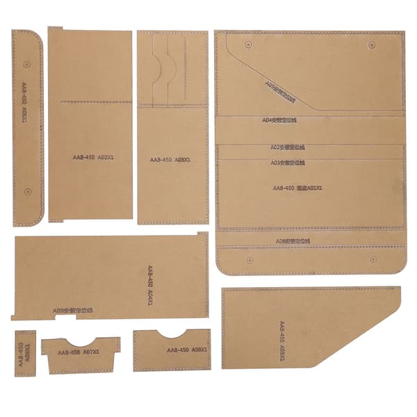 Acrylic Template Kit Transparent Clear Handbag Handmade DIY Making Tool AAB-450