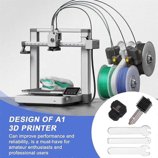 Hotend-sett for A1 Mini Dyse Hot End Montering 0.8MM Herdet Stål Dyse for A1 3D-skriverdel