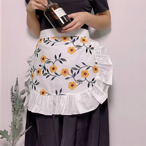 Cosplay-forklæde til piger Kostume Klæbrig Talje Halvforklæder Køkkentilbehør Også til børneforklæder