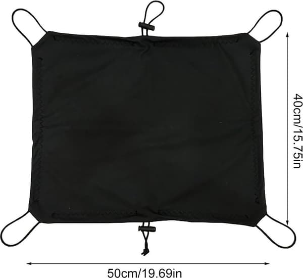 Motorcykel lastnet, vandtæt elastisk netpose, kraftig, M 40x50cm
