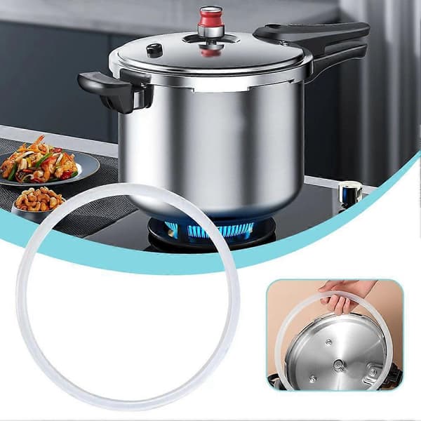 Clear Silicone Replacement Gasket for Home Pressure Cooker Cookware (Inner Diameter 24cm)