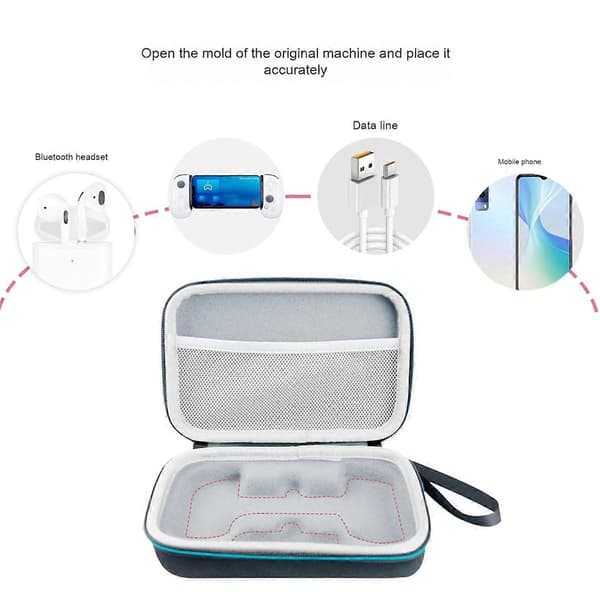 Game Controller Portable Storage Box Suitable for BACKBONE ONE /PCMFI, Water-Repellent and Scratch-Resistant