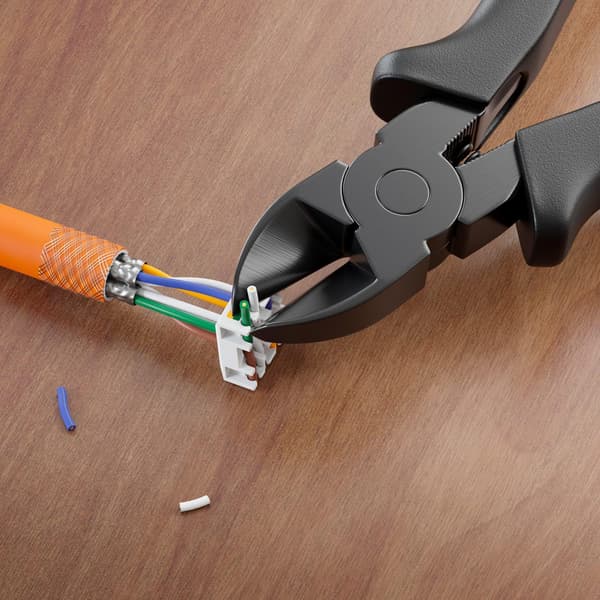 160mm Wire and Cable Cutter, Quick Spring, Electronics, Networking