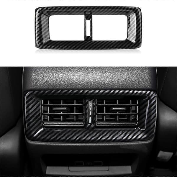Til -V 2023 2024 Bagpanel Armlæn Boks Stikdæksel Trim Interiørtilbehør - ABS Kulfiber