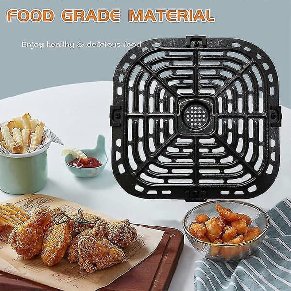 Erstatningsgrillplate for Air Fryer Crispers til Instant Vortex 6qt Pan only Pan only
