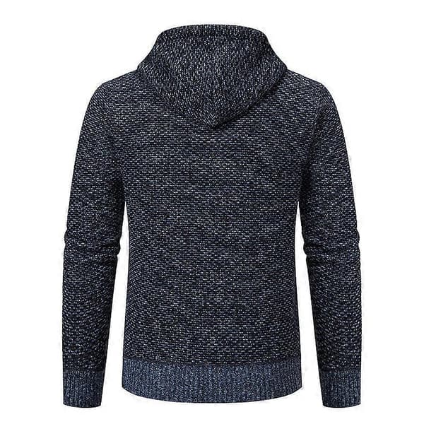 Herrkoftor, vinterjacka med fleecefoder, hel dragkedja, varm tröja med fickor i olika storlekar och färger Blå Blå M Blue M