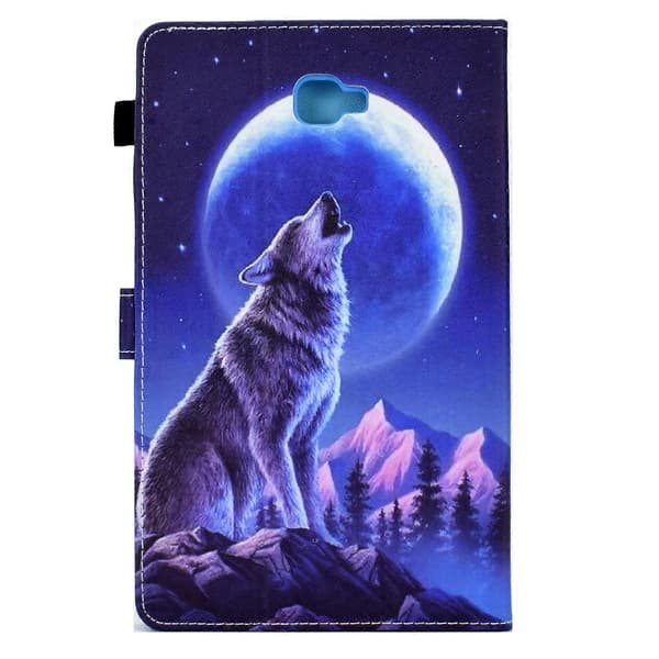 Sytt surfplateetui for Samsung Galaxy Tab A 10.1 2016 T580 [DB] Night Wolf Night Wolf
