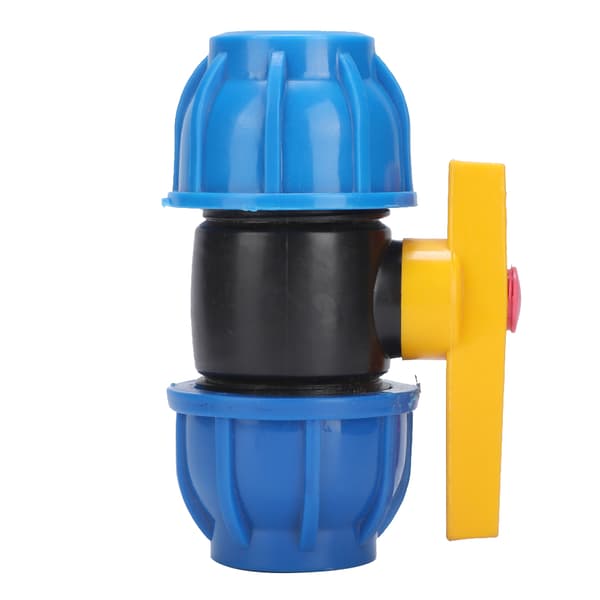 Højkvalitets PE-vandslangefittings Ventiladapter Hurtigkugleventiludskiftning 32 mm