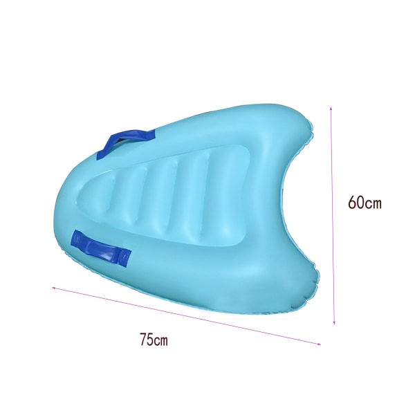1 stk oppblåsbar surfebrett for voksne og barn, svømming