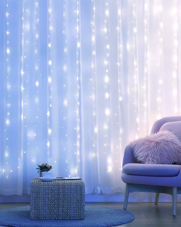 2-pakke USB-drevne lyslenker, 10m/32,8ft 100 LED kobbertråd