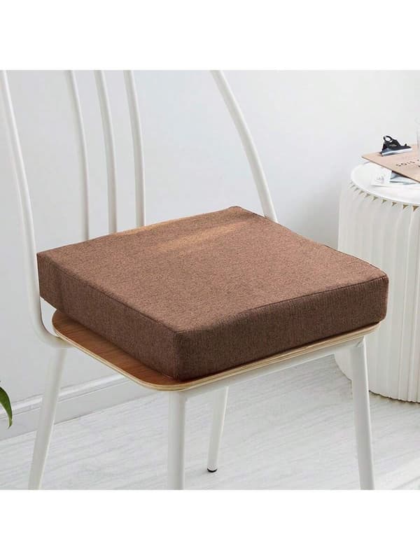 High-Density Foam Seat Cushion, 50x50x5cm Lightweight & Comfortable (Light Brown) Light brown