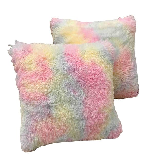 Sett med 2 putetrekk, 45 x 45 cm, supermyke, luftige puter til sofa KLB