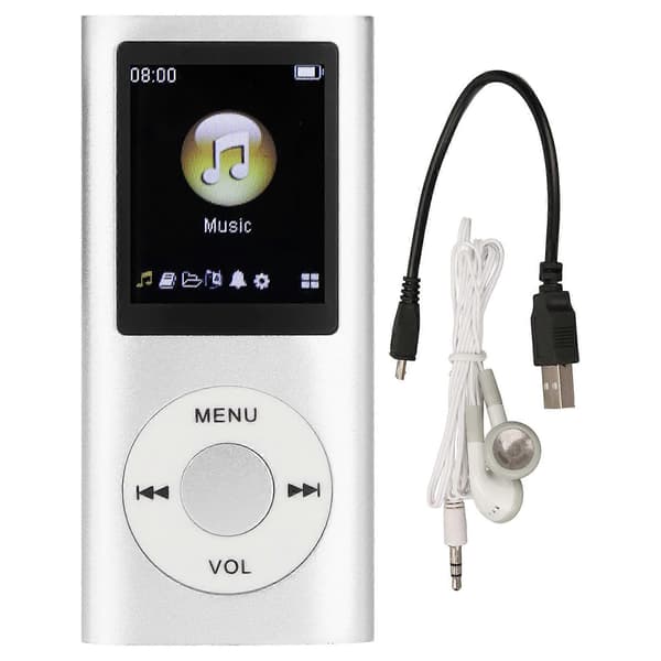 MP3-afspiller Stilrent Multifunktionelt Tabfrit Lyd Slim 1,8 Tommer LCD-skærm Bærbar MP3-musikafspiller [db]