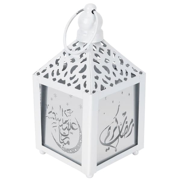 Ramadan Jernlampe, Hængende LED-lys Ornament til Hjemmefest KLB