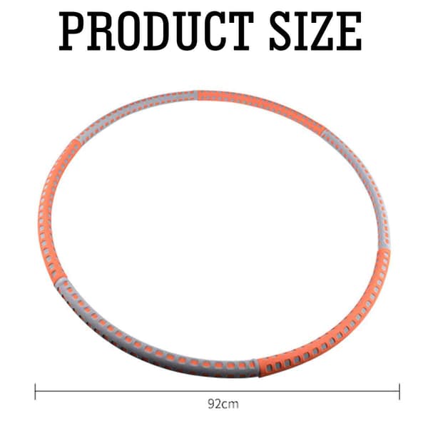 High-Performance Training Hoop for Effective Calorie Burning, Weighted Hula Hoop for Comprehensive Workout, Perfect for Home Use