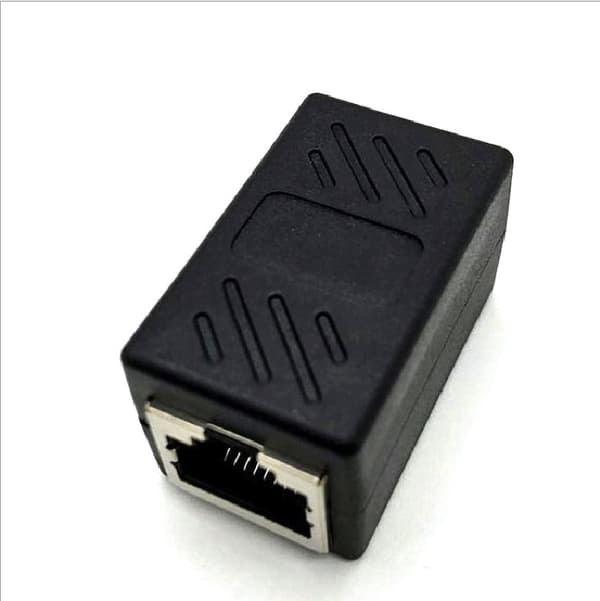 Netværkskabelstikpar med skærmet RJ45