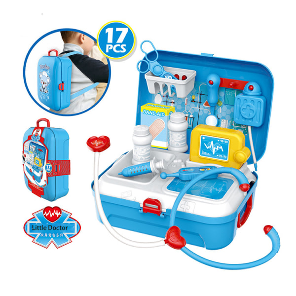 Rollspel, 3 4 5 år Flickor Pojkar - Little Doctor Toys Ryggsäck 17 kit