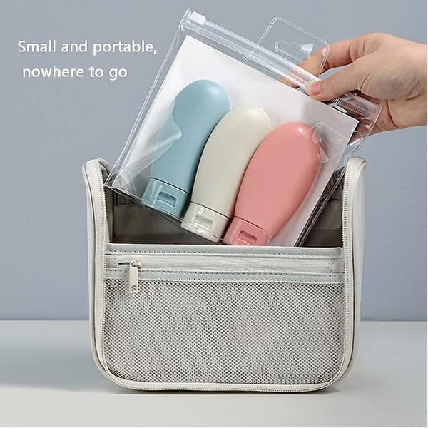 3-piece Refillable Travel Bottle Set, 60ml Travel Bottles & Containers, Leak-proof
