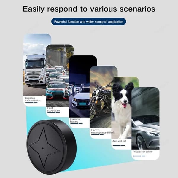 GPS-tracker til køretøjer, GPS stærk magnetisk køretøjssporing mod tab, mindste GPS-tracker egnet til køretøjer/ældre/børn