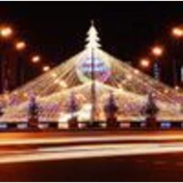 100M 600 LED lysslynge karneval bryllup utendørs innendørs hagebelysning