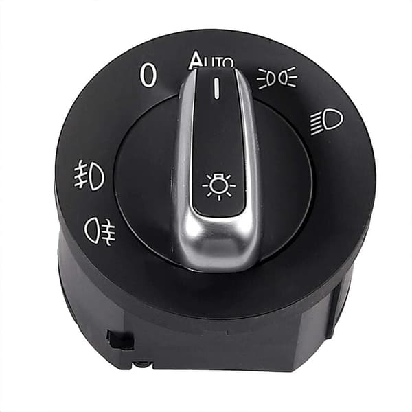 Headlight Switch 5ND941431B, 10-Pin Main Light Switch for VW: Golf, Eos, Scirocco, Tiguan, Touran, Caddy, Passat