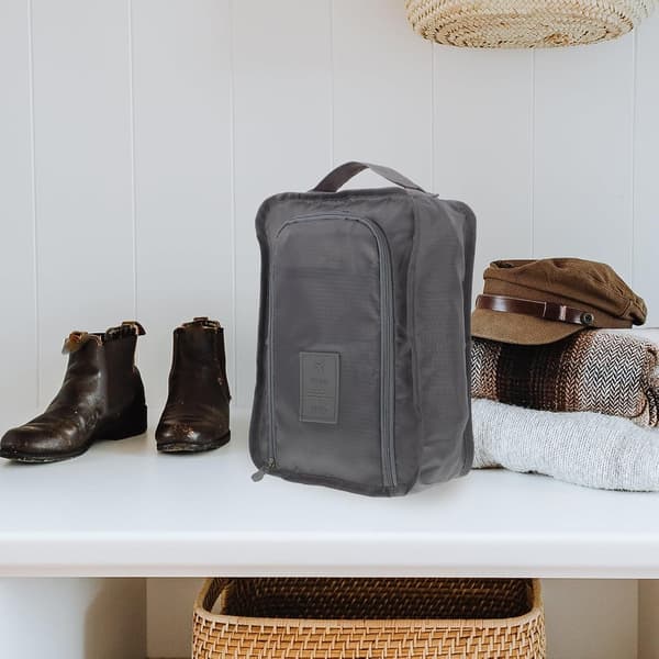 3 stk sammenleggbar skopose i polyester med grep -