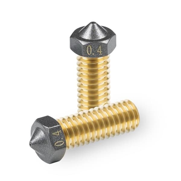 Opgradering til Volcano 1.75-0.4 mm dyse PTFE-belagt messingdyse 3D-printerdel PTFE-belægningsoverflade til Ender 3