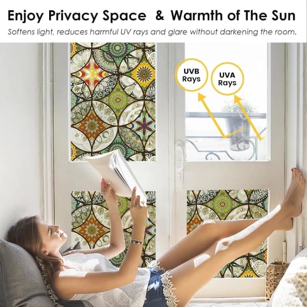 45*200 cm Static Decorative Window Film with Installation Tool No—max