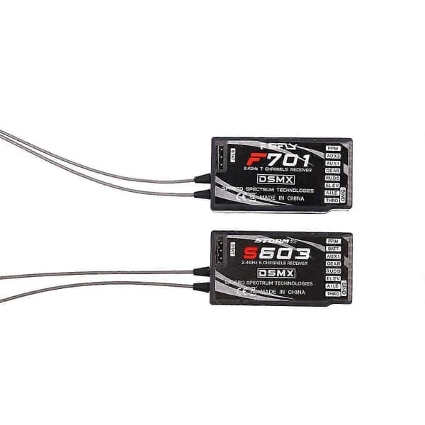 F701 7CH Channels 2.4GHz 7 Receiver For DX8 DX7 JR RC Spektrum DSMX Transmitter