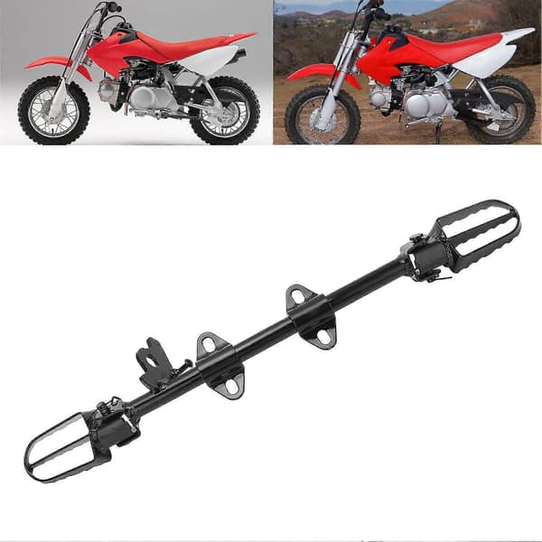 2024 Fodhviler Monteringsbeslag Stållegering Sort Erstatning til CRF50 50cc 70cc 110cc 125cc Pit Bikes