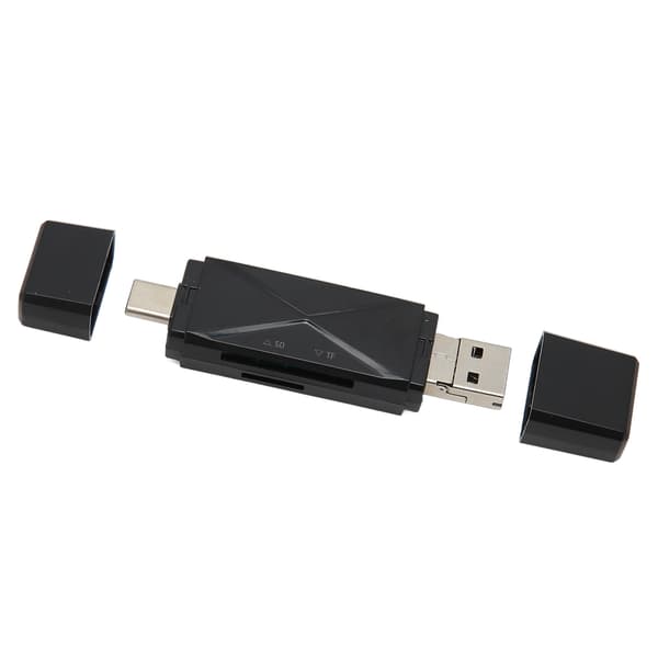 USB C USB2.0 MICRO USB-lagerkortlæser med 3 stik 104MBps 3 i 1 USB-lagerkortlæser til bærbar computer mobiltelefon