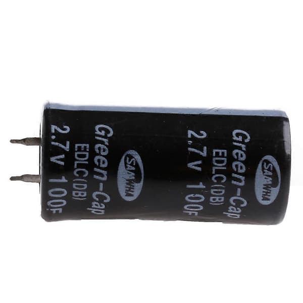 2 stk. Superkondensator 2,7V 100F Ultrakondensator Farad Ny